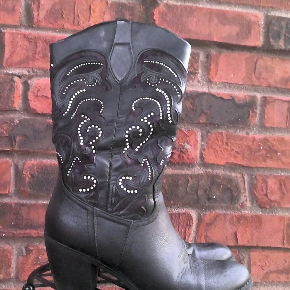 Rhinestone Cowgirl Boots